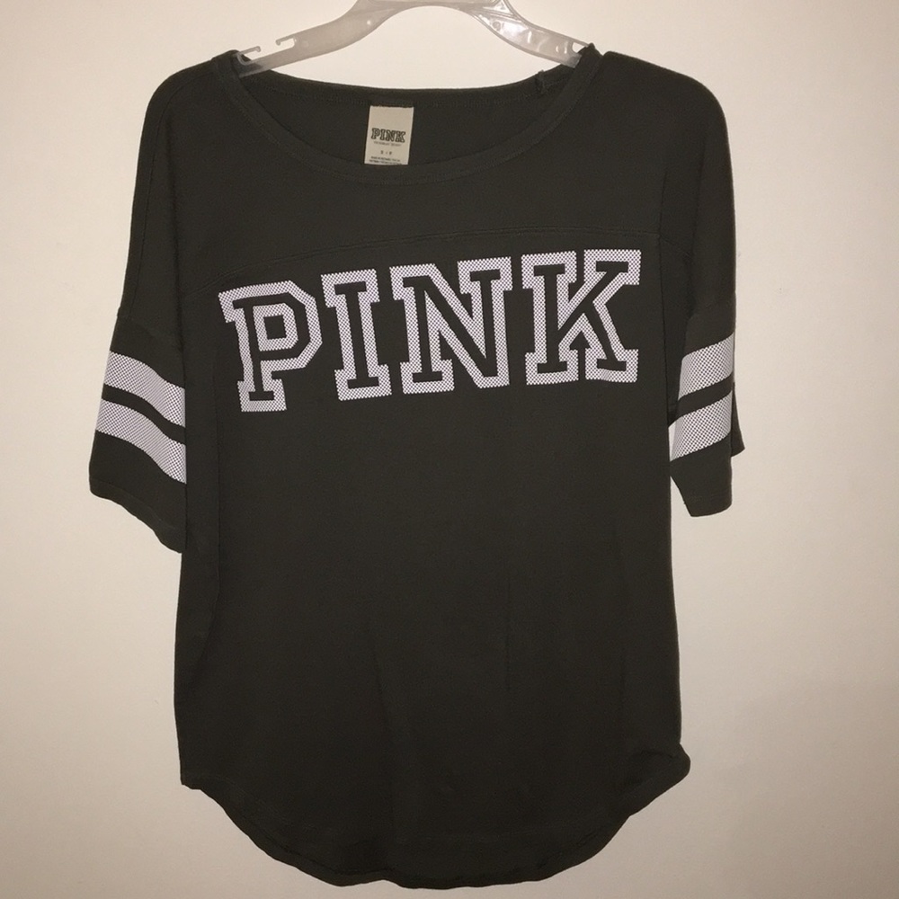 PINK Army Green tee